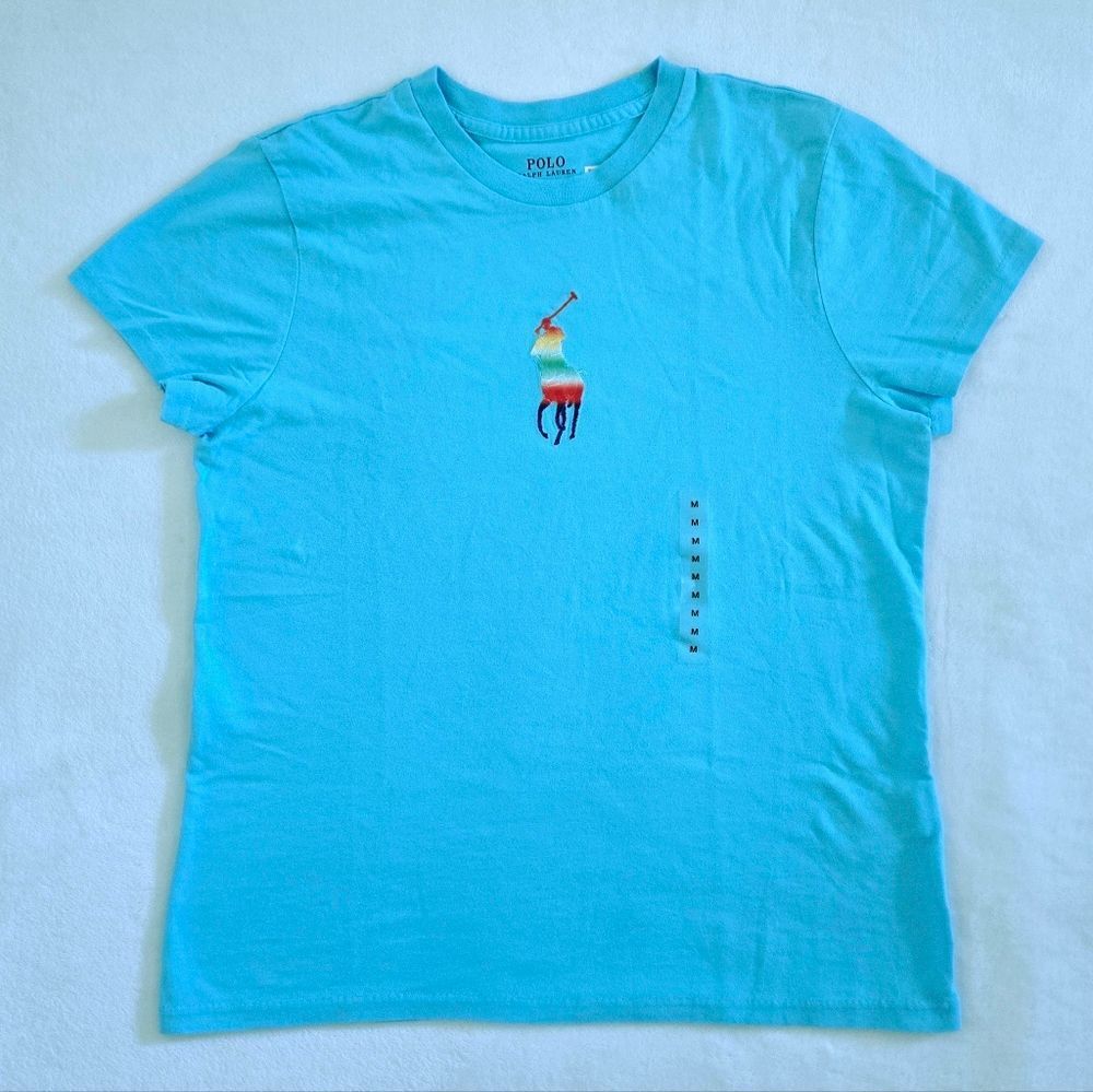 POLO🏇 by Ralph Lauren POLO Embroidered🪡 Horse🐴 Graphic Tee👕 - NWT - Picture 10 of 13